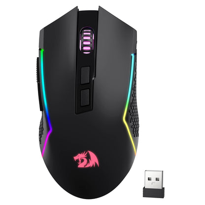 Redragon M693 Wireless Gaming Mouse, 8000 DPI Mice w/ 3-Mode Connection, BT & 2.4G Wireless, 7 Macro Buttons, Reliable Power Capacity for PC/Mac/Laptop