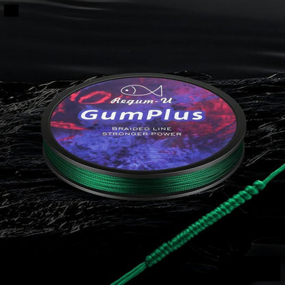 Regum-U GumMAX 150 Yards / 120 LB 8X Braided Fishing Line Abrasion Resistant Superline Zero Stretch & Smaller Diameter Confuse & Never Fade in Saltwater and Freshwater (Dark Green, 120LB-150yards)