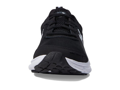 Under Armour Men's Charged Assert 10 Shoes, (001) Black/Black/White, 8 Wide