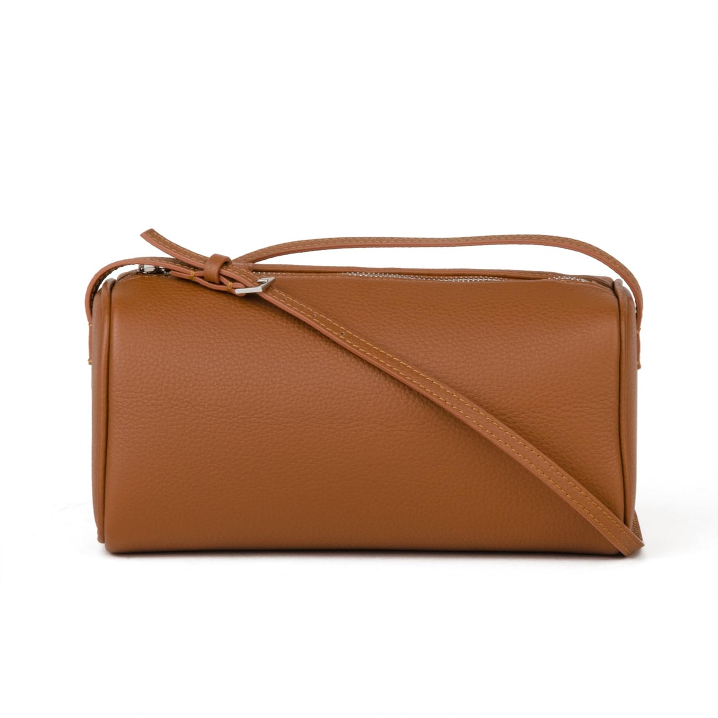 DONNAIN Premium Full-Grained Leather Crossbody Purses for Women, Hobo Bags for Women Crossbody with Adjustable Strap (Caramel-Lychee pattern, Small)