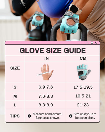 VINSGUIR Workout Gloves for Women and Men, Breathable Weight Lifting Gloves for Gym Exercise, Fitness, Training, and Cycling, with Excellent Grip and Cushion Pads
