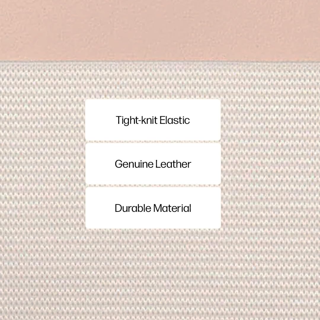 Thread Wallets RFID Blocking Leather Zip Wallet with Card Holder for Men and Women (Off White)