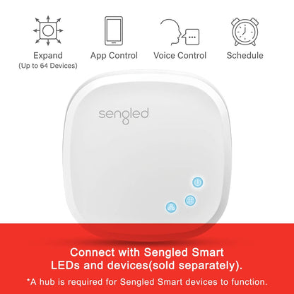 Sengled Smart Light Bulbs, Zigbee Hub Required, Works with Alexa and SmartThings, Voice Control with Google Home and Echo with built-in Hub, Soft White 60W Equivalent A19 Dimmable Smart Bulbs, 4-Pack
