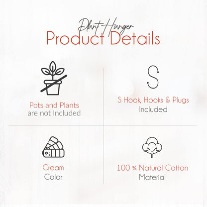 Macrame Plant Hangers Indoor Macrame Hanging Planters for Indoor Plants, 6 Pack Hanging Plant Holders Indoor Hanging, Macromay Plant Hangers for Indoor Plant Hanger, Outdoor Flower Pots Holder
