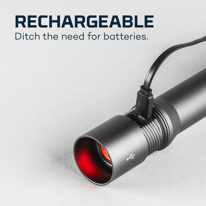 NEBO Davinci 2000 Flashlight & Portable Charger | 2000 Lumens, 4 Light Modes, USB Rechargeable Power Bank, Waterproof, Super Bright LED Camping Light, Includes Charging Cable