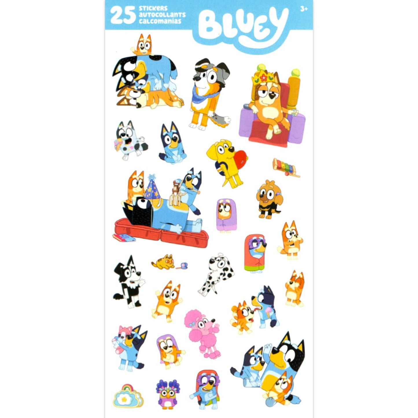Bluey Pencil Case - Bundle of Molded Pencil Holder Case, Pen with Character Topper, Plus Stickers | Bluey School Supplies Set