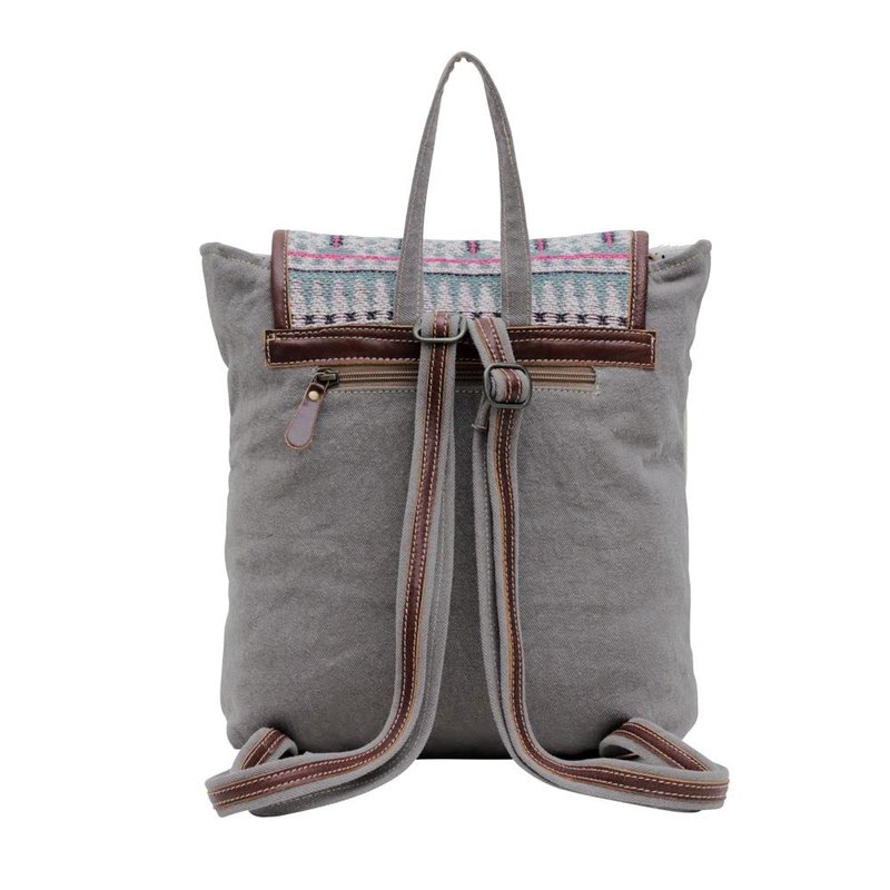 Myra Bag Western Leather Backpack Bag for Women - Flapover Upcycled Cowhide Bag Mia