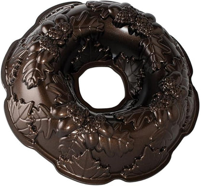 Nordic Ware Autumn Wreath Bundt, Bronze, 10 Cups