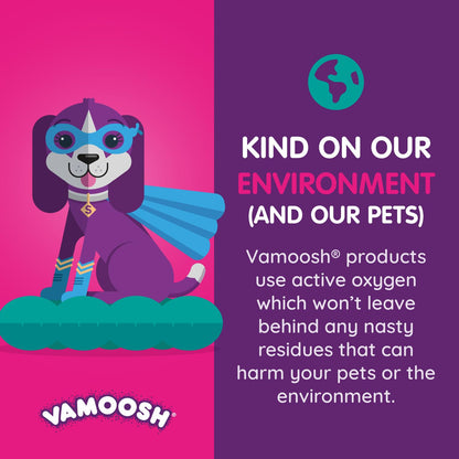 Vamoosh Pet Hair Dissolver- Pet Hair Remover for Washing Machines, 6x100g (2 Boxes), Removes Odor Dissolves Dog, Cat, Animal Fur, Cleans Pet Bedding in Washing Machine, Easy to Use, Up to 6 Washes