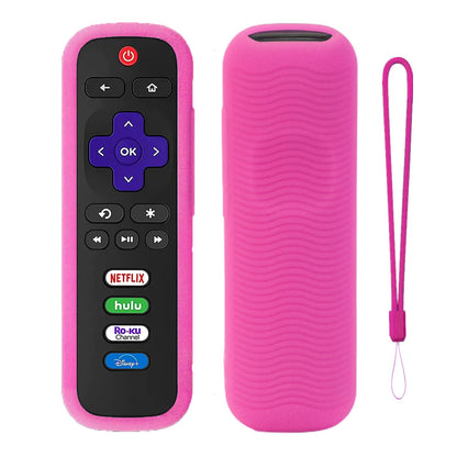 Silicone Protective Controller Cover fits for Roku TV Voice Remote | Element Roku | Westinghouse Roku TV Controller Cover,Glow in The Dark