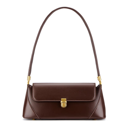 WEIMZC Shoulder Bag for Women Vintage Purse Fashion Classic Vegan Leather Clutch Tote Retro Handbag(Brown)