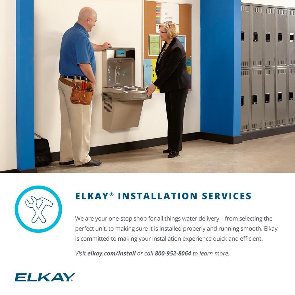 Elkay LZWSRK ezH2O RetroFit Bottle Filling Station Kit for EZ Family Filtered Non-Refrigerated