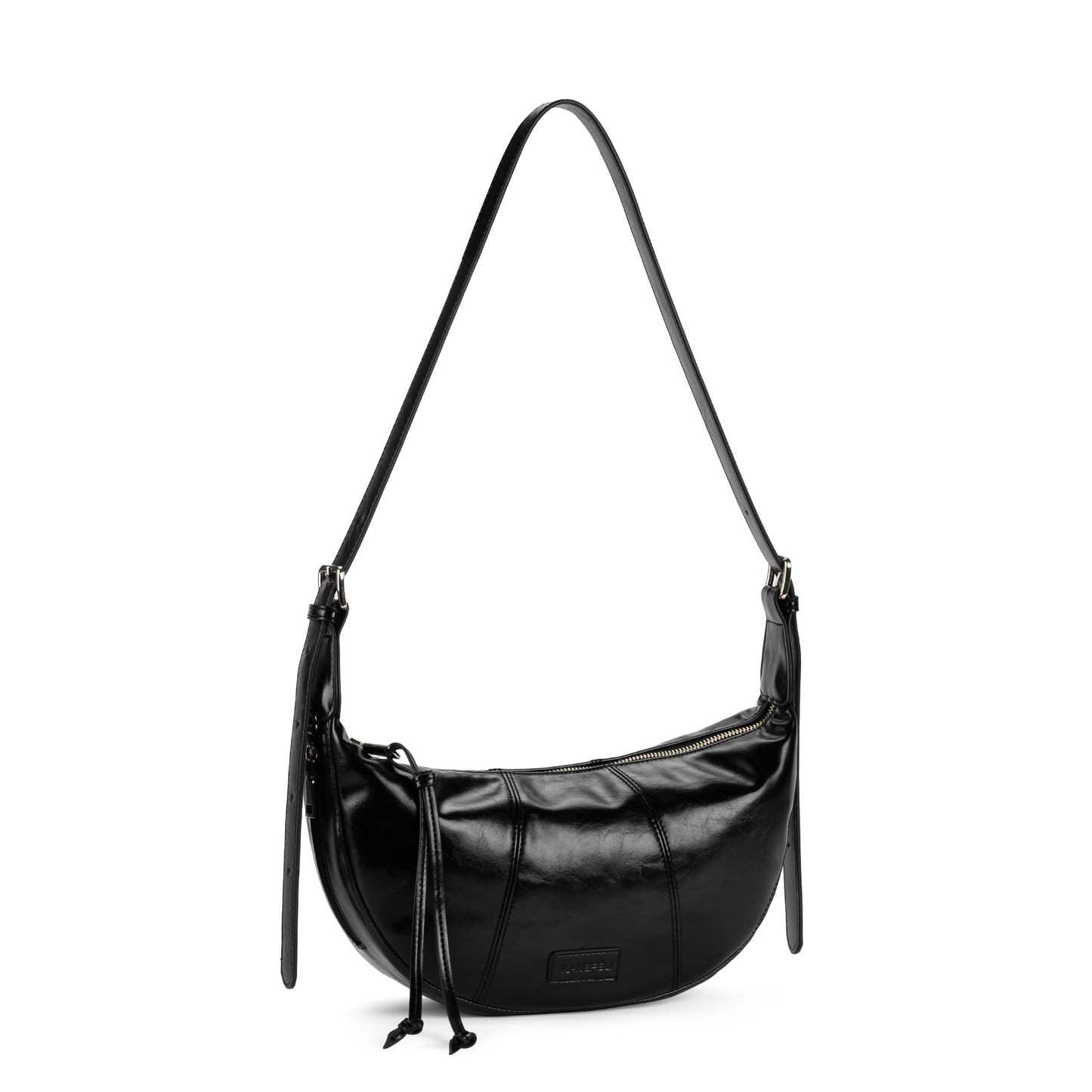 Small Crescent Crossbody Bags for Women Vegan Leather Womens Purse Hobo Shoulder Sling Bag Handbag with Adjustable Strap Daily Bag