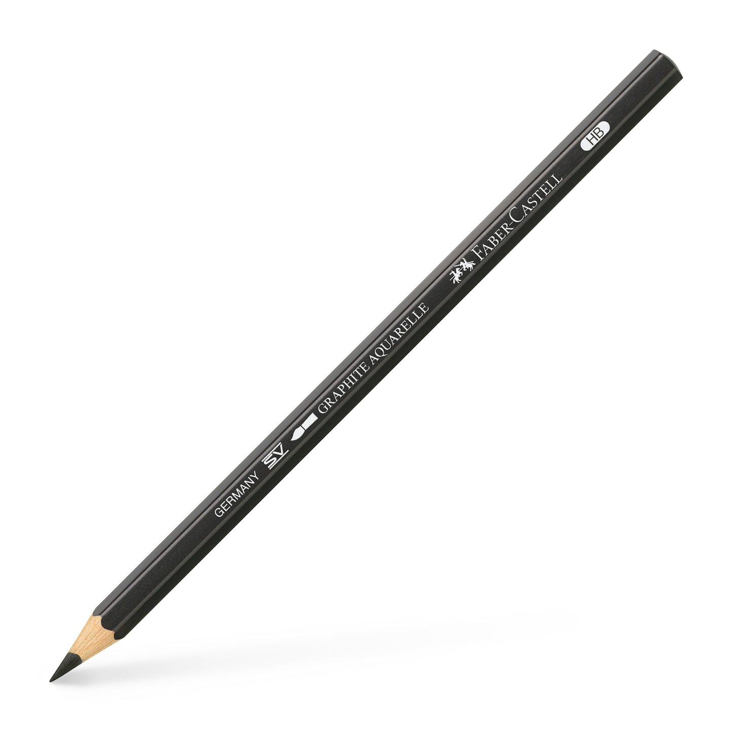 Faber-Castell Graphite Aquarelle 5 Grades Pencils with Brush