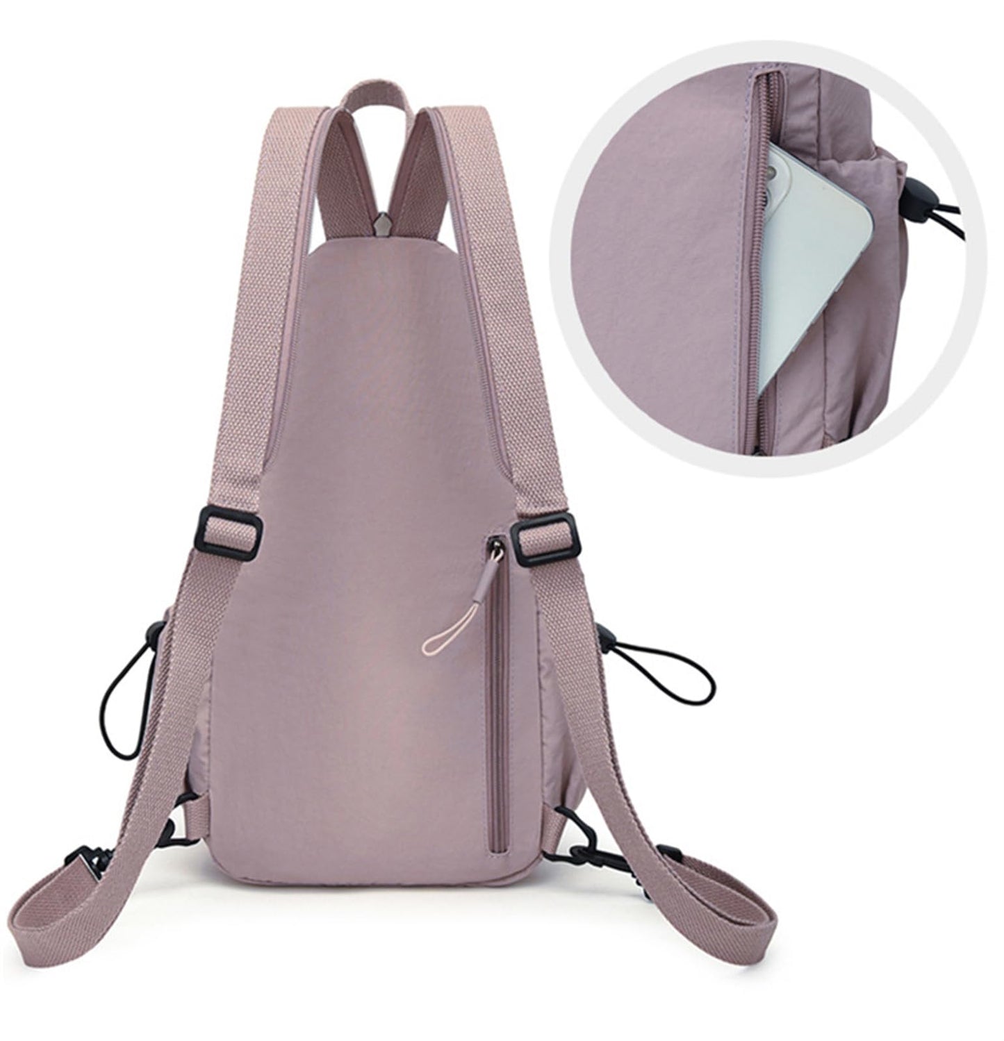 Tellrain Mini Backpack Women 3-in-1 Small Crossbody Purse Convertible Sling Shoulder Bag Chest Pack Casual Daypack