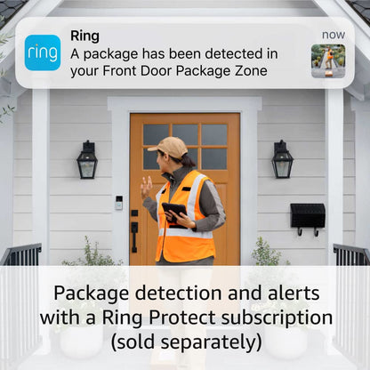 Like-New Ring Battery Doorbell Plus (newest model) | Head-to-Toe HD+ Video, motion detection & alerts, and Two-Way Talk