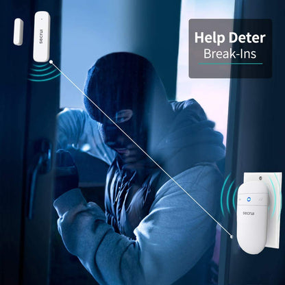 SECRUI Door Chime, Door Open Sensor Chime for Business/Home When Entering, Adjustable Volume, Easy Installation, 400ft Range, 52 Chimes, M508+D7