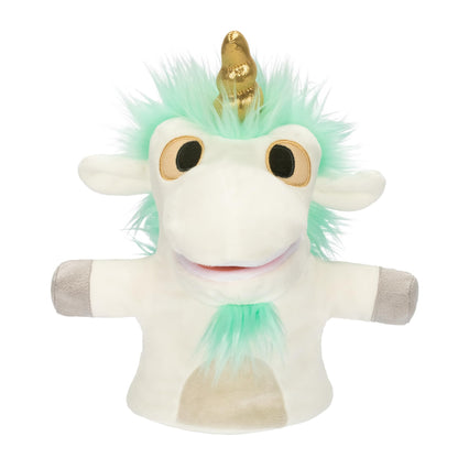 Bluey Unicorse and Bob Bilby Plush Puppet Pack of 2, 8-9”, Soft, Animal Puppets Made for Little Hands, Cuddly Puppets for Kids Ages 3+