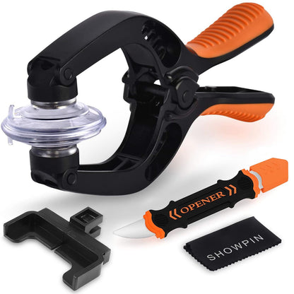 Showpin Smart Phones Suction Cup Tool Opening Pliers Repair LCD Screen, 3 in 1 iPhone Repair Tool Prying Tool Compatible with Cell Phone/Laptop/Tablet PC