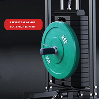 CONBUT Weight Stack Pin with Spring Clip Collar Weight Stack Extender Pin for Cable Machines and Functional Trainers Commercial Home Gym Accessories (Dia:10mm Length: 110mm)