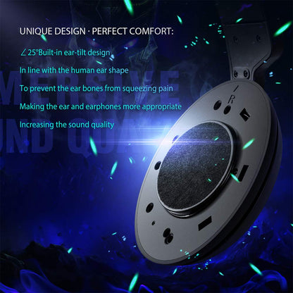 NUBWO N12 Gaming Headset & Xbox one Headset & PS4 Headset,3.5mm Surround Stereo Gaming Headphones with Mic Soft Memory Earmuffs for PC,Laptop, PS3, Video Game with Flexible Microphone Volume Control
