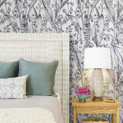 Livebor Peel and Stick Wallpaper - Boho Floral Leaf Contact Paper - 15.7"x196.8" Self-Adhesive Removable Decorative
