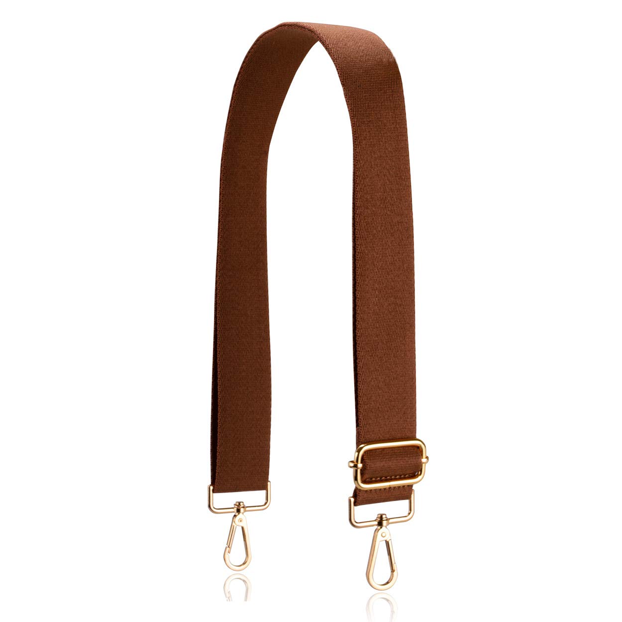 Allzedream Crossbody Bag Strap Soft Adjustable Replacement Purse Straps (Brown)