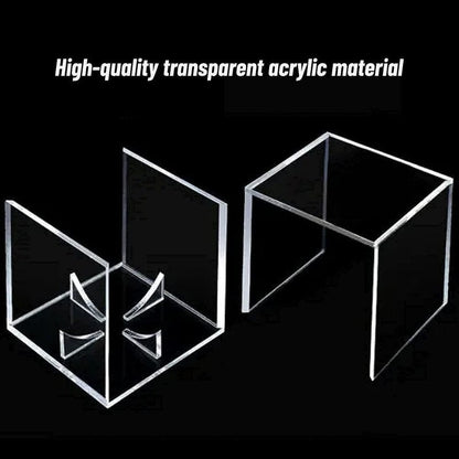 Baseball Display Case - 8 Pack UV Protected Acrylic Cube for Autographed Balls | Clear Memorabilia Showcase