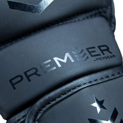 Revgear Premier MMA Grappling Gloves | Multi-Purpose, MMA, Kickboxing, Martial Arts and Boxing | Comfortable and Durable (Black/Black, Large)