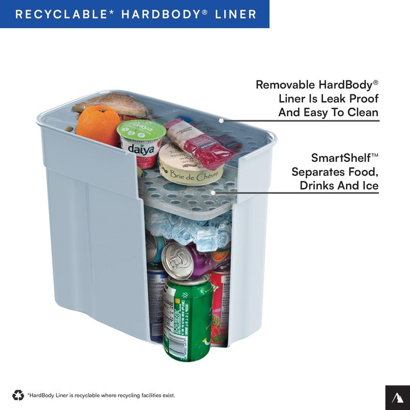 Arctic Zone Deep Freeze Cooler - Zipperless Hardbody Design | Superior Insulation & SmartShelf Feature