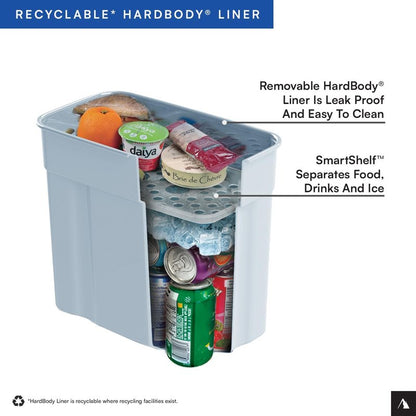 Arctic Zone Deep Freeze Cooler - Zipperless Hardbody Design | Superior Insulation & SmartShelf Feature