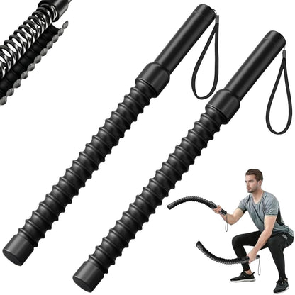Upgrade Weighted Ropeless Battle Ropes, 2PCS Heavy Duty Portable Cordless Battle Ropes for Home Gym, Workout Exercise Rope for Strength Building, HIIT and Low-Impact Aerobic Training for Men & Women