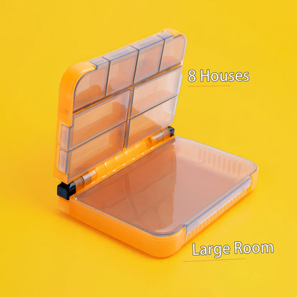 Tcakelox Mini Plastic Tackle Boxes for Small Tackle Box Organizer, Ideal for Fishing Storage Containers, Kayak Fly Boxes Large