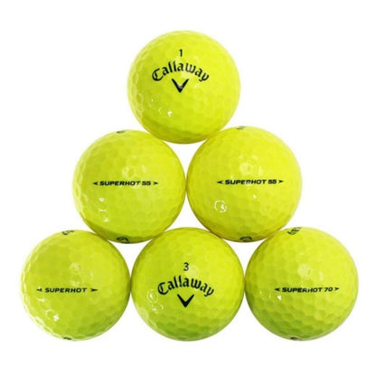 Premium Golf Ball Mix - AAAA Yellow Pro Styles, Great Brands. 50 Near Mint Quality Used Golf Balls (50PK-PLYL-2)