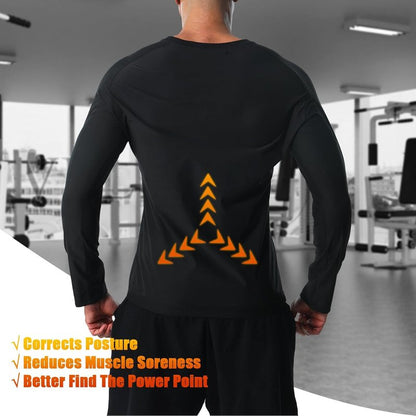 Men's Sauna Shirt - Weight Loss Sweat Suit for Effective Body Shaping | Compression Workout Gear