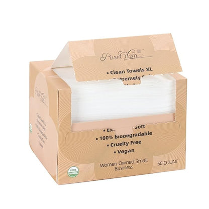 Disposable Face Towels, Biodegradable Facial Towels Clean Face Towels XL