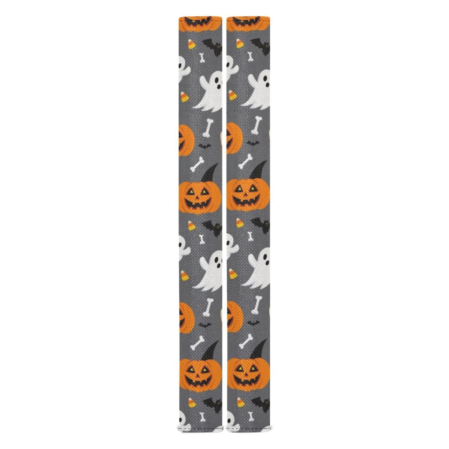 Caikeny Refrigerator Door Handle Covers 2PCS Halloween Cartoon Ghost Lighting Kitchen Appliance Handles Protector Gloves Door Cloth Home Decor for Fridge Oven Dishwasher Microwave
