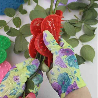 4 pcs Rose Stripper Garden Hand Tool Thorn Remover Tool Thorn and Leaf Stripping Tool