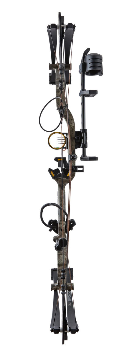 Bear Legit Maxx Ready to Hunt Compound Archery Bow, 70lb. Draw Weight, Right Hand, Mossy Oak Roots/Black