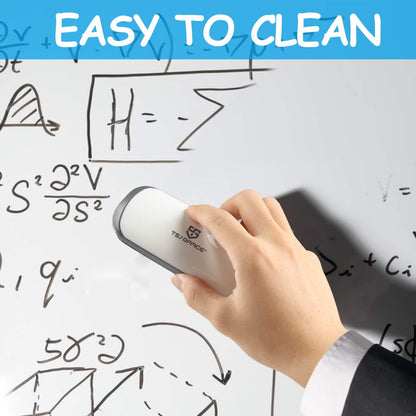 Magnetic Dry Erase Board Eraser - Whiteboard Eraser with Strong Magnet Enough for Glass Whiteboard, Fridge Calendar, Felt Bottom Surface