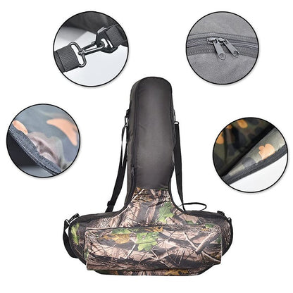 Huenco Adjustable Crossbow Case T-Shape Crossbow Storage Bag Large Capacity Archery Hunting Carry Bag