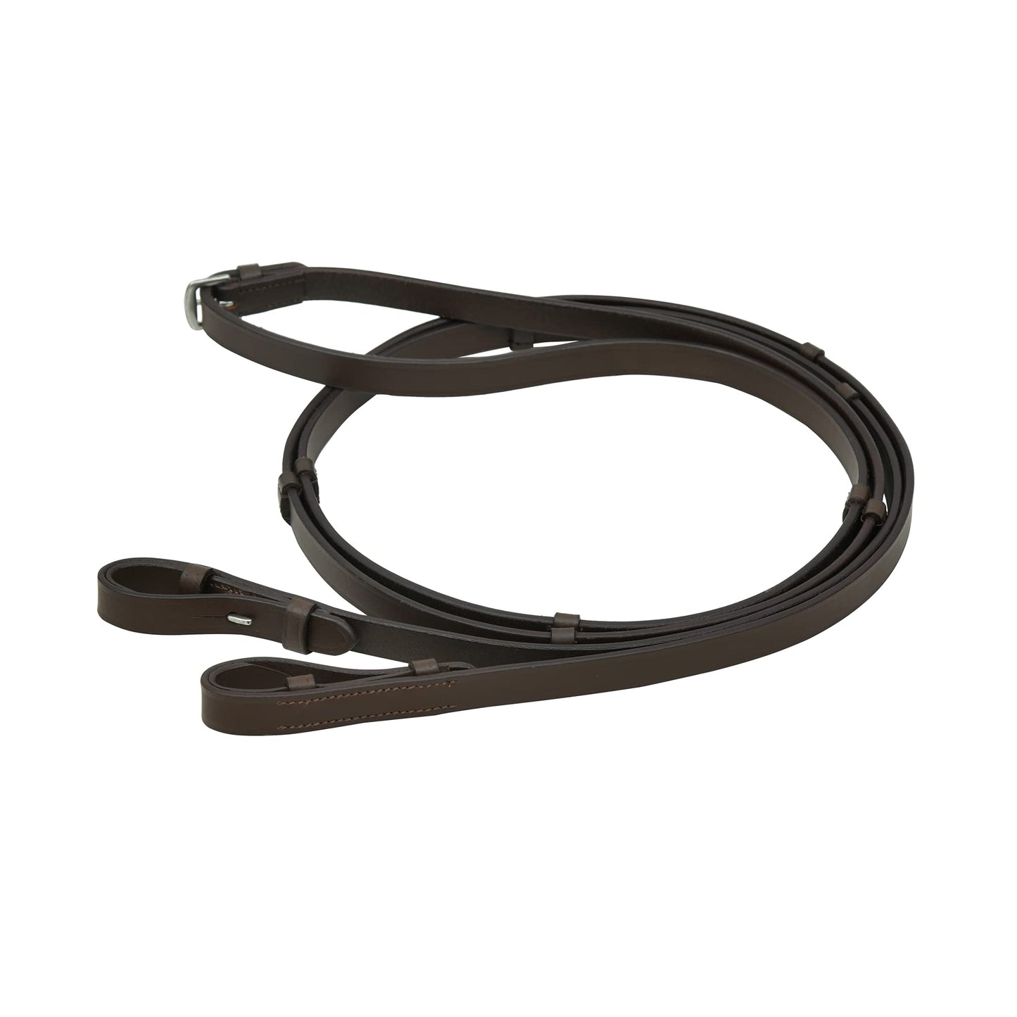 SIE Leather reins with stoppers (Cob, Black)