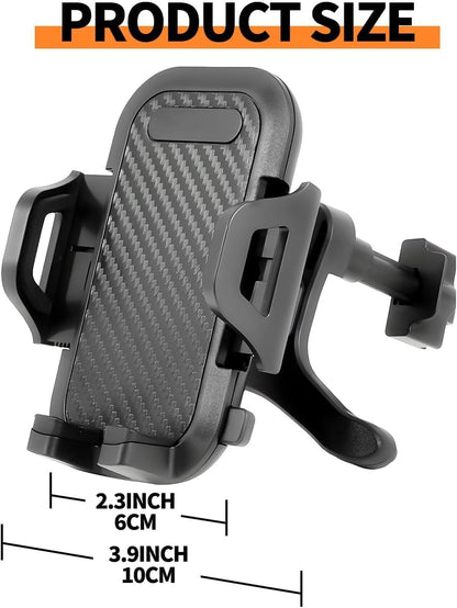 Phone Holder for car, Car Phone Holder Mount with Upgraded Metal Hook Clip for Air Vent, Car Mount Smartphones Holders,Black