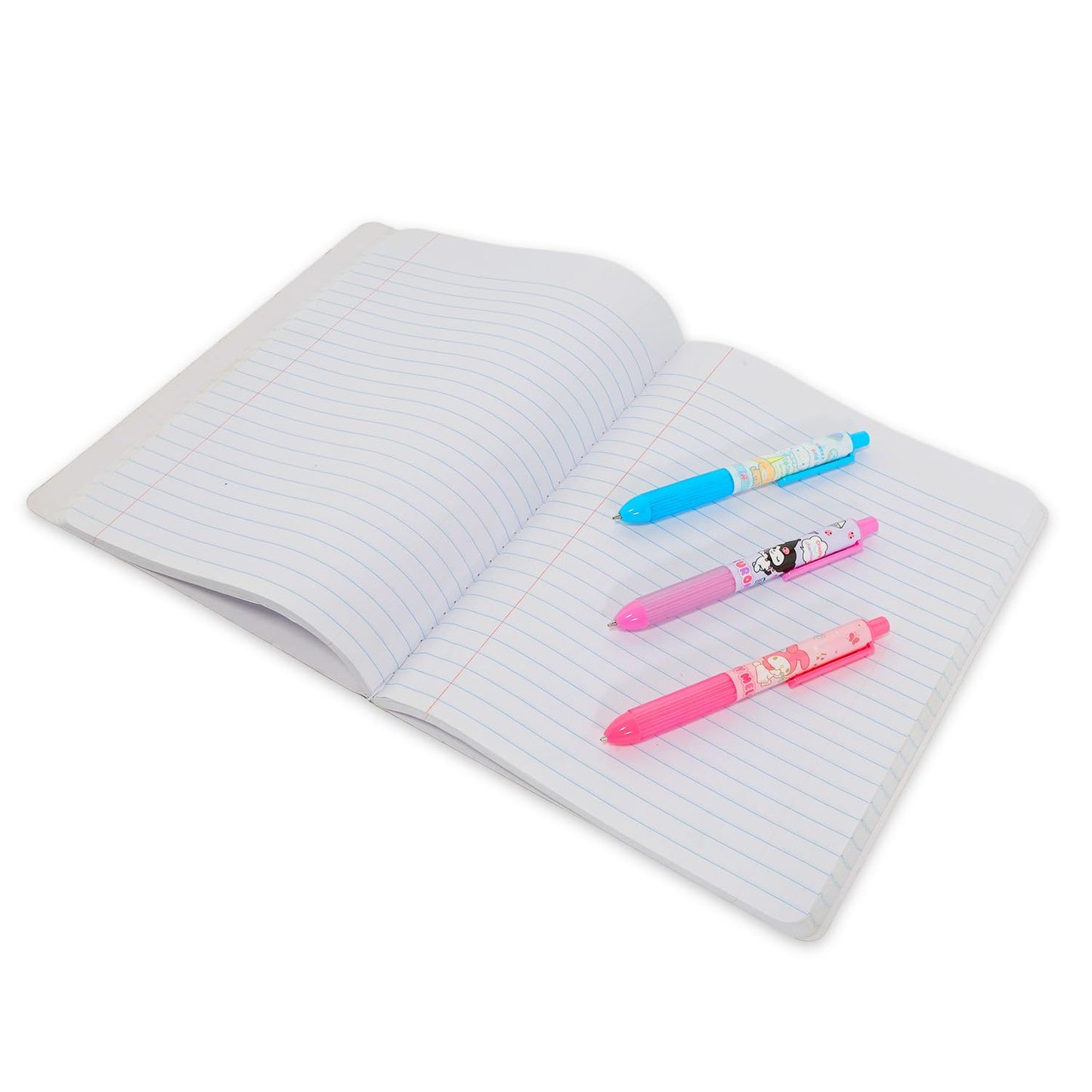 Sanrio Mechanical Pencil School Supplies Set - Bundle with 3 Mechanical Pencils Featuring My Melody, Kuromi, Cinnamoroll Plus Stickers, More | Sanrio Stationery for Kids, Girls