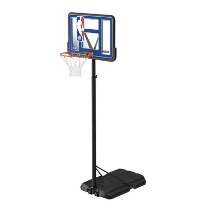 Lifetime NBA League Edition Portable Basketball Hoop, Adjustable Height 7.5-10 Ft, 44 Inch Shatterproof Fusion Backboard, Base with Wheels