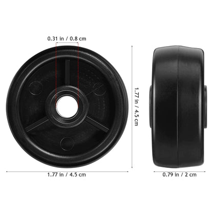 4pcs Fitness Equipment Caster Wheels for Treadmill Exercise Bike Roller Design for Easy Mobility Smooth Operation Versatile Use Home Gym