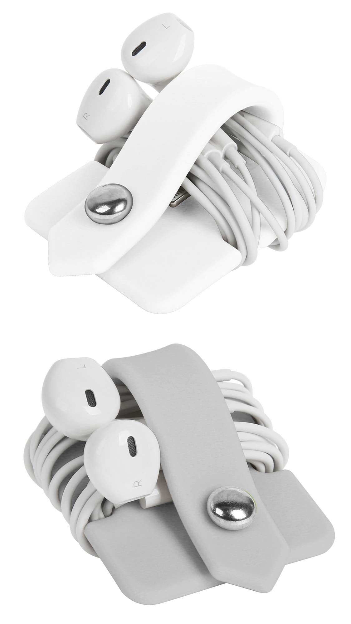 ELFRhino Cord Organizer Earbuds Holder Earphone Wrap Earphones Organizer Headset Headphone Earphone Wrap Winder Cord Manager Cable Winder Set of 2