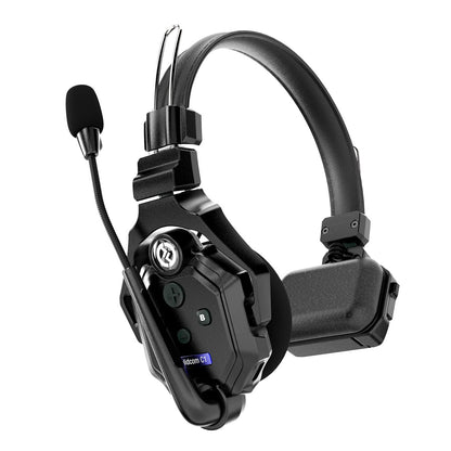 Hollyland Solidcom C1 9-Person Wireless Headset Intercom System with Base Station & 9 headsets, 1.9GHz Full-Duplex Team Communication with AB Grouping Cloud Meeting Announcement Expandable Connection