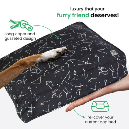 Molly Mutt Medium Large Dog Bed Cover - Calming Puppy Bed - Washable Pet Bed With Removable Cover