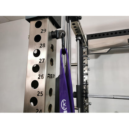 HUVIOVED Power Cage Squat Rack Home Gym Accessory, Fits 3x3 Rack with 1" Hole